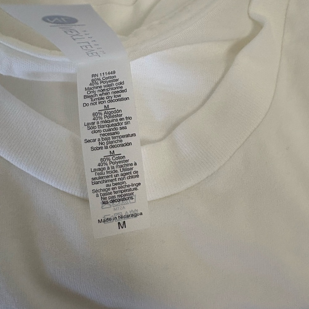 Brand new Next Level Apperal Blank White 6410 suedes T-shirt 10pack size Medium - Picture 4 of 5
